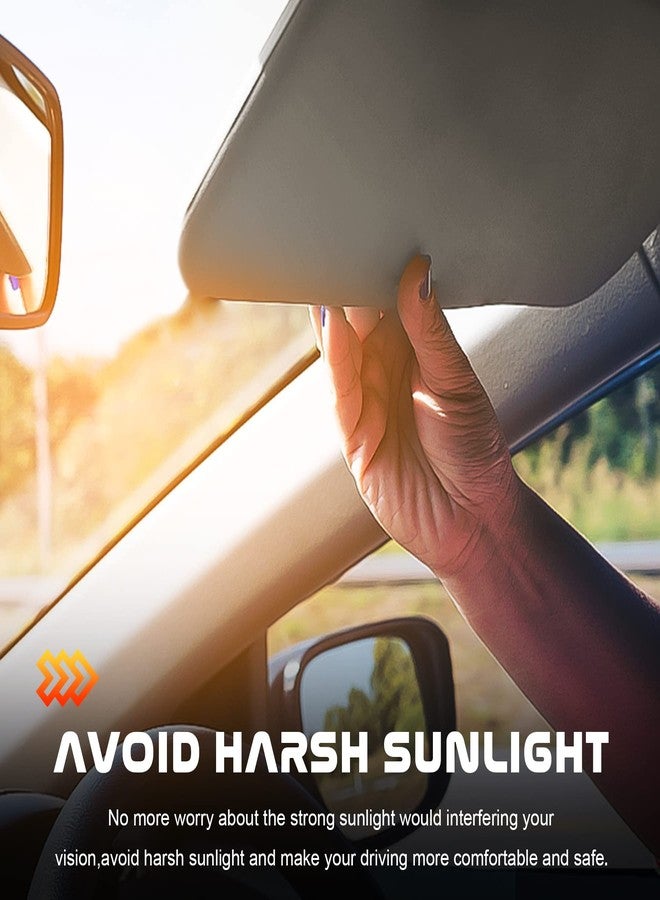 ILONPA Gray Driver Left Side Sun Visor Replacement Compatible with 2010 2011 2012 2013 Mazda 3 Replace BBM2-69-320C-75 - Image 5